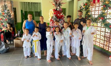 Karatê ganha mais espaço entre crianças e jovens de São Francisco de Goiás