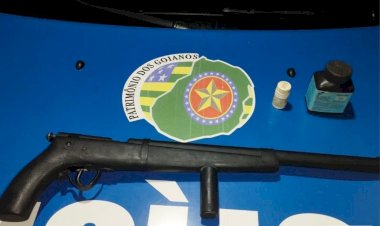 Homem é preso por porte ilegal de arma de fogo durante festa de fim de ano em Jesúpolis