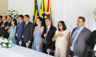Em grande  evento,  prefeito Adriano Peixoto  e vice Jeso Vidal são empossados em Jesúpolis