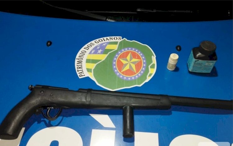 Homem é preso por porte ilegal de arma de fogo durante festa de fim de ano em Jesúpolis