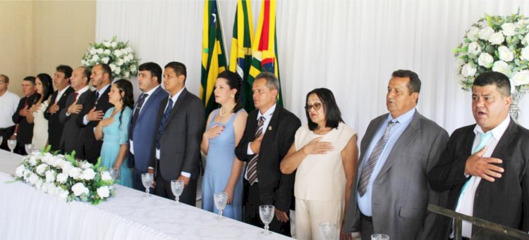 Em grande  evento,  prefeito Adriano Peixoto  e vice Jeso Vidal são empossados em Jesúpolis