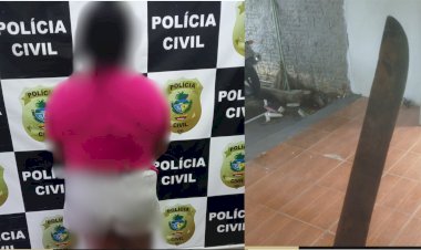 Polícia Civil de São Francisco de Goiás, efetua  prisão em flagrante de mulher  pelo crime de grave ameaça e dano qualificado contra seu companheiro