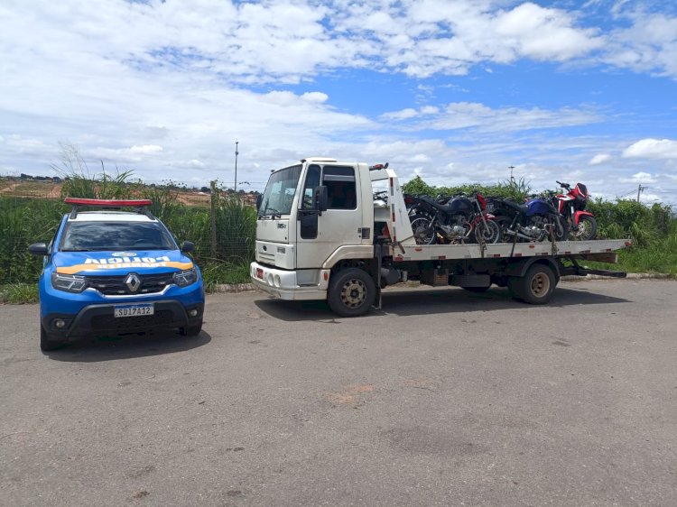 Força-tarefa apreende mais de 20 veículos irregulares durante evento em Aparecida de Goiânia