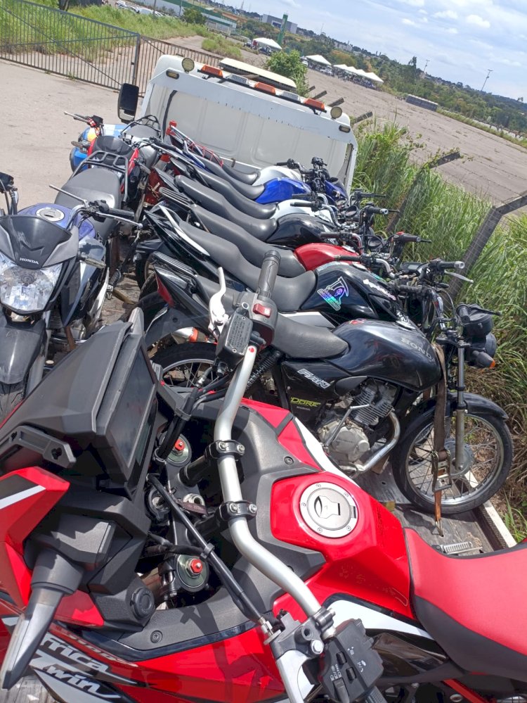 Força-tarefa apreende mais de 20 veículos irregulares durante evento em Aparecida de Goiânia