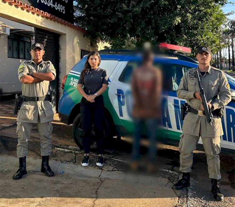Polícia Civil e Polícia Militar cumprem mandado de prisão em Petrolina de Goiás
