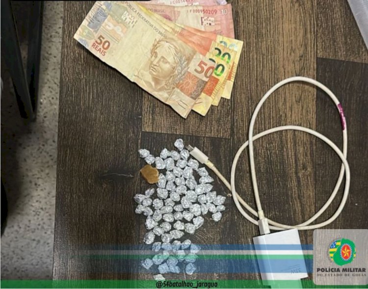 Polícia Militar prende traficante de drogas em São Francisco de Goiás