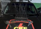 CPE confronta com assaltantes de carga na GO 080 entre São Francisco e Petrolina de Goiás