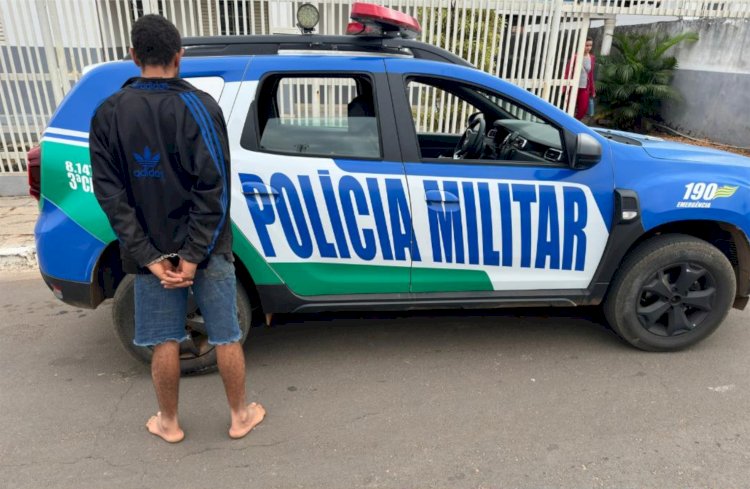 Indivíduo que furtou a mãe no sábado é preso novamente,  em menos de 24 horas, em São Francisco de Goiás