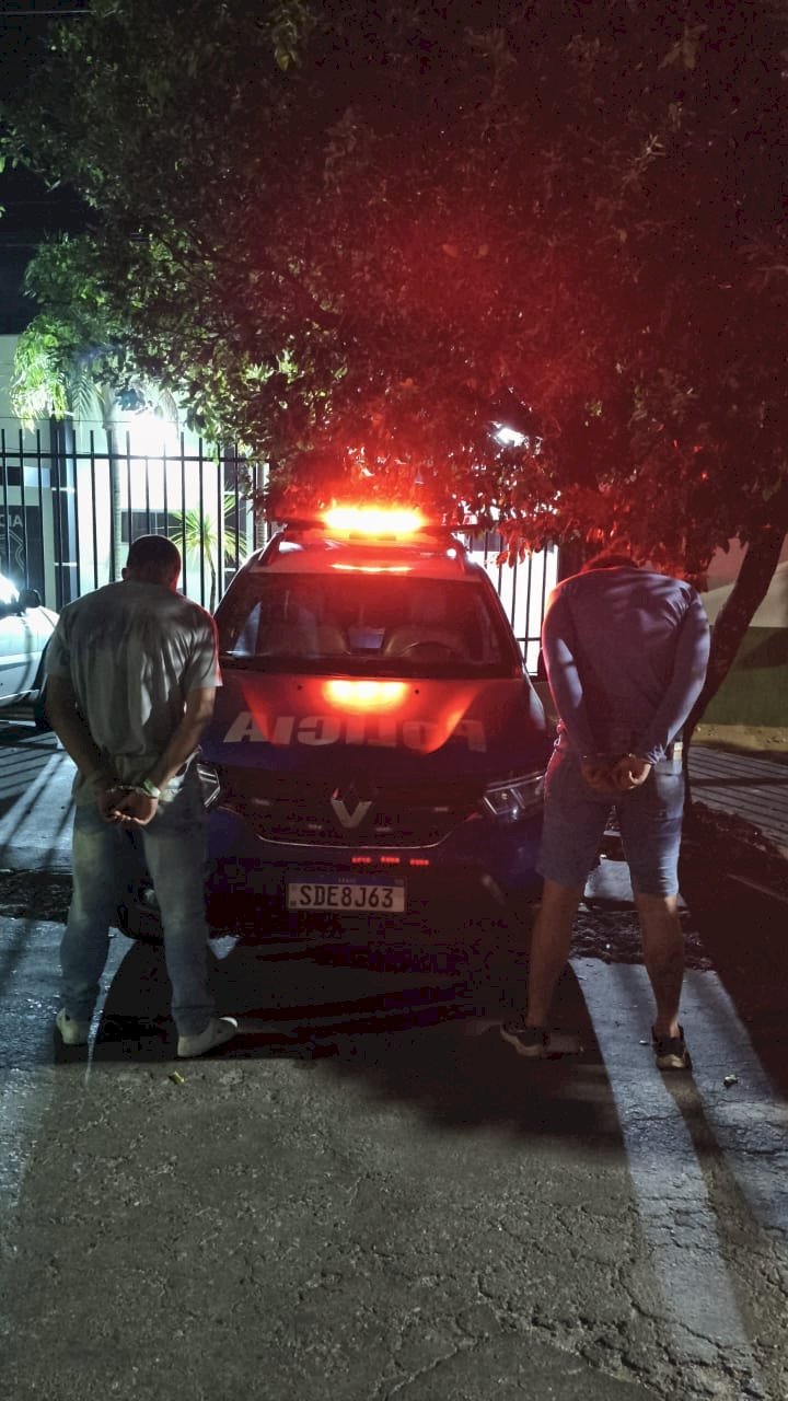 Polícia Militar prende autores de  crime de roubo em Petrolina de Goiás