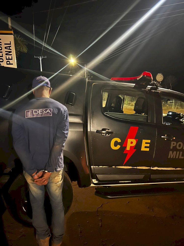 Ação da CPE cumpre mandado de prisão pelo crime  de homicídio qualificado em São Francisco de Goiás